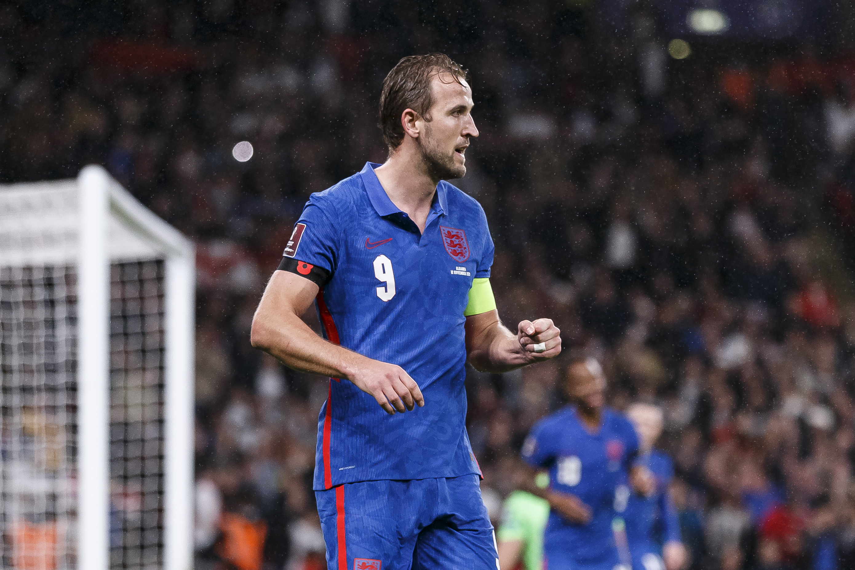 Harry Kane, de neoprit în Anglia - Albania: hat-trick perfect în 45 de minute! Gol din foarfecă pentru căpitan