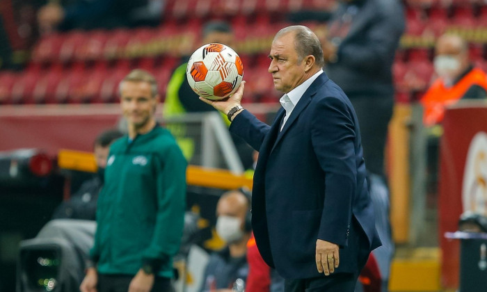 INSTABUL, TURKEY - NOVEMBER 4: coach Fatih Terim of Galatasaray A.S. during the UEFA Europa League match between Galatasaray and Lokomotiv Moskou at NEF Stadyumu on November 4, 2021 in Instabul, Turkey (Photo by TUR/Orange Pictures)