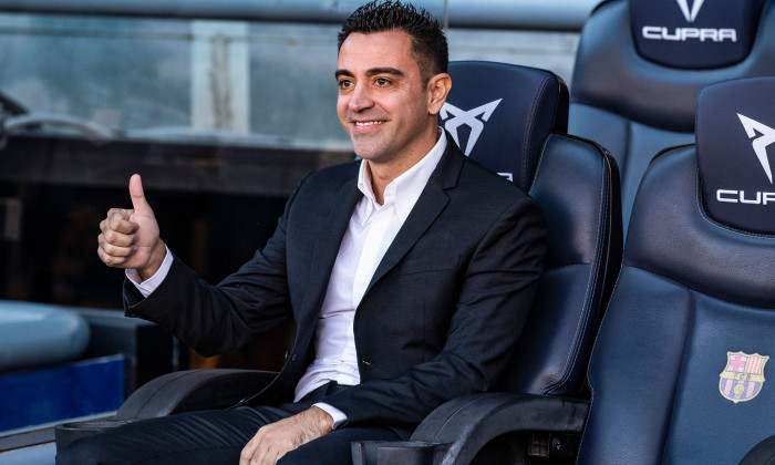 Xavi Hernandez Presentation As A New Coach, Barcelona, Spain - 08 Nov 2021