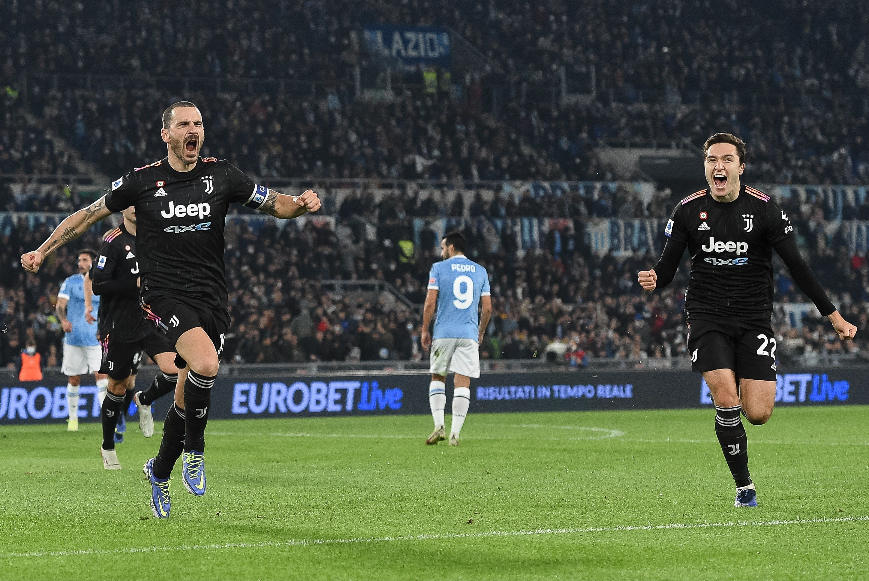 Lazio - Juventus 0-2. Bonucci a decis meciul de pe Olimpico! Dublă pentru fundașul lui Allegri