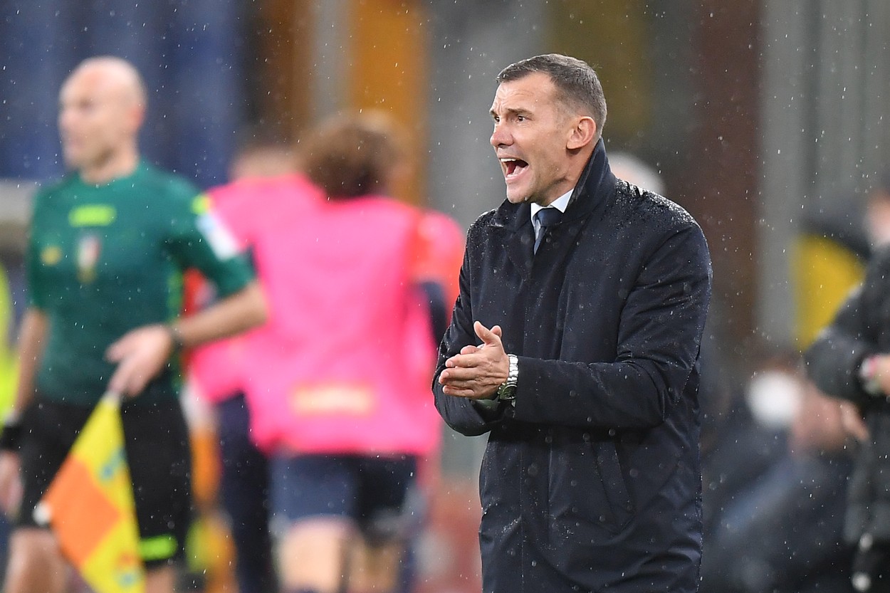 Ce a remarcat Andriy Shevchenko după primul meci la Genoa. AS Roma s-a impus pe final