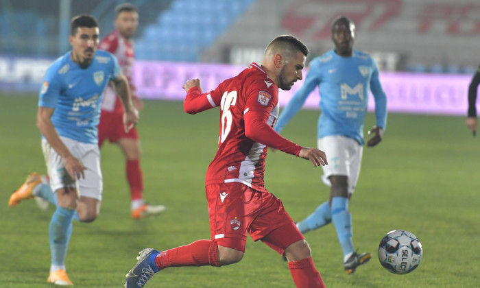 Petar Gluhakovic, în meciul FC Voluntari - Dinamo / Foto: Sport Pictures