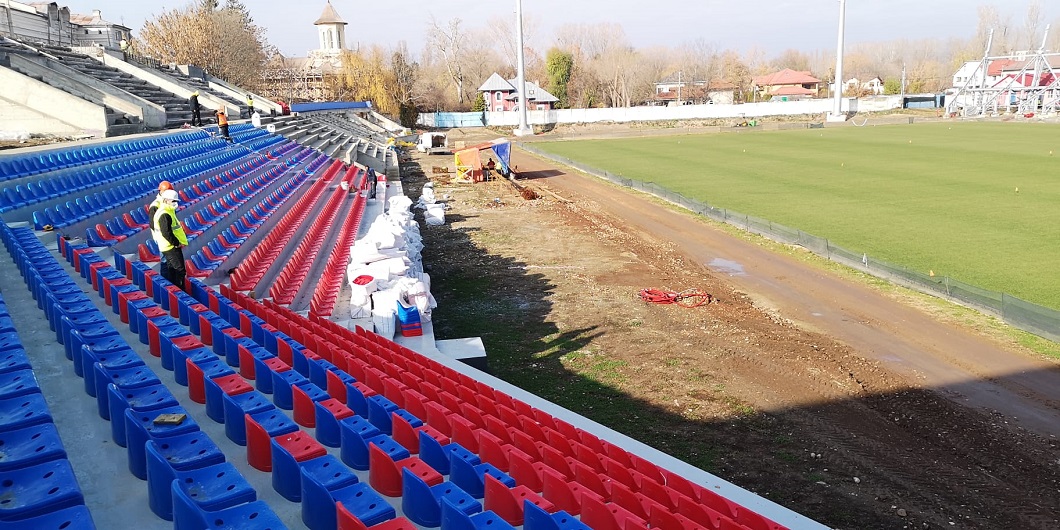 Un nou stadion din România, aproape să găzduiască meciuri din Liga 1. ”Gazonul e montat, instalația e funcțională!”