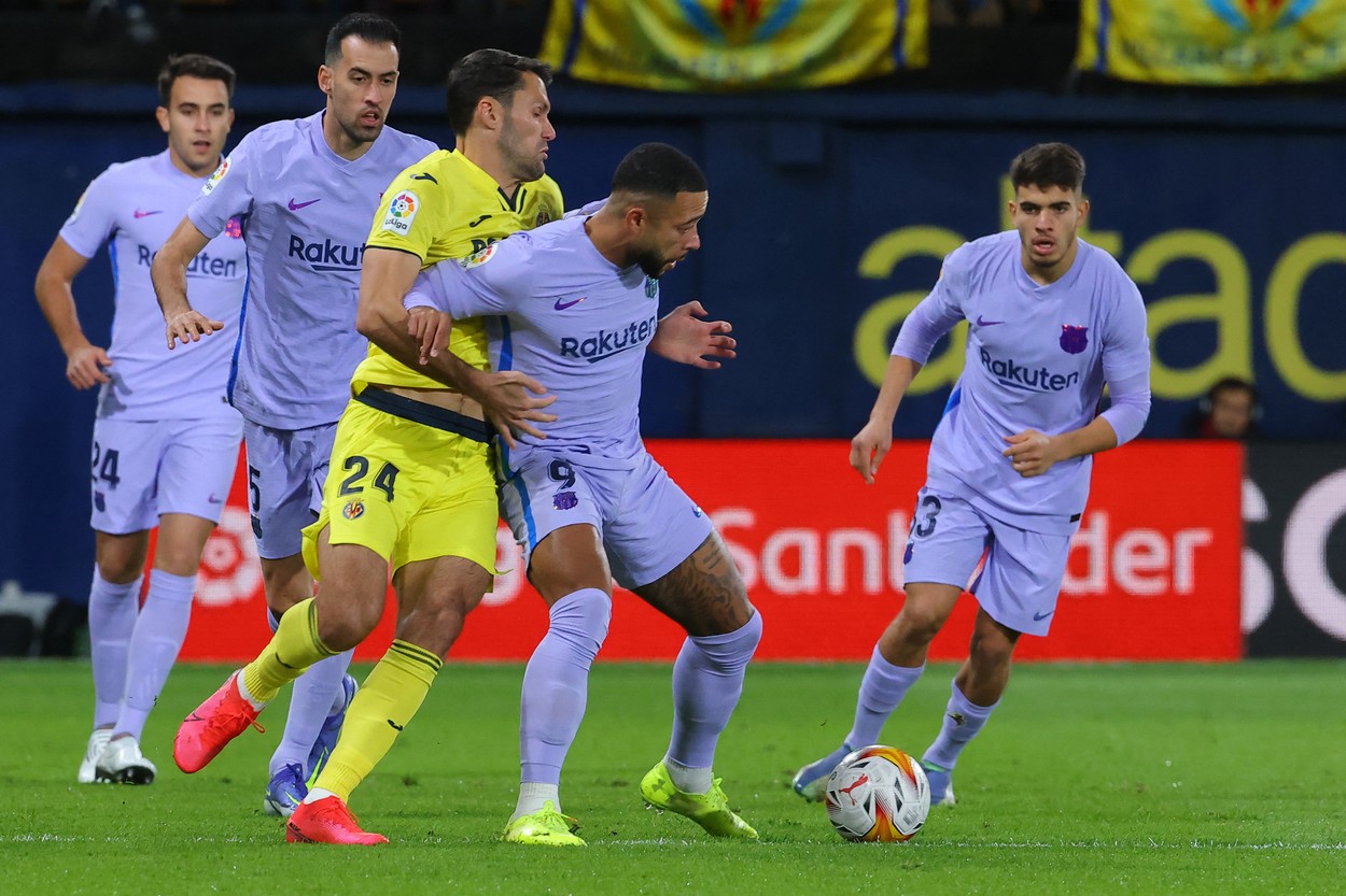 Villarreal - Barcelona 1-3. Echipa lui Xavi a avut emoții pe final de meci
