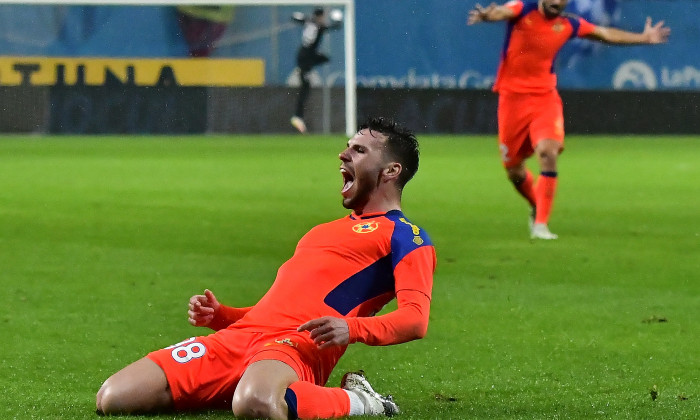 Andrei Cordea, după golul marcat în Universitatea Craiova - FCSB / Foto: Sport Pictures