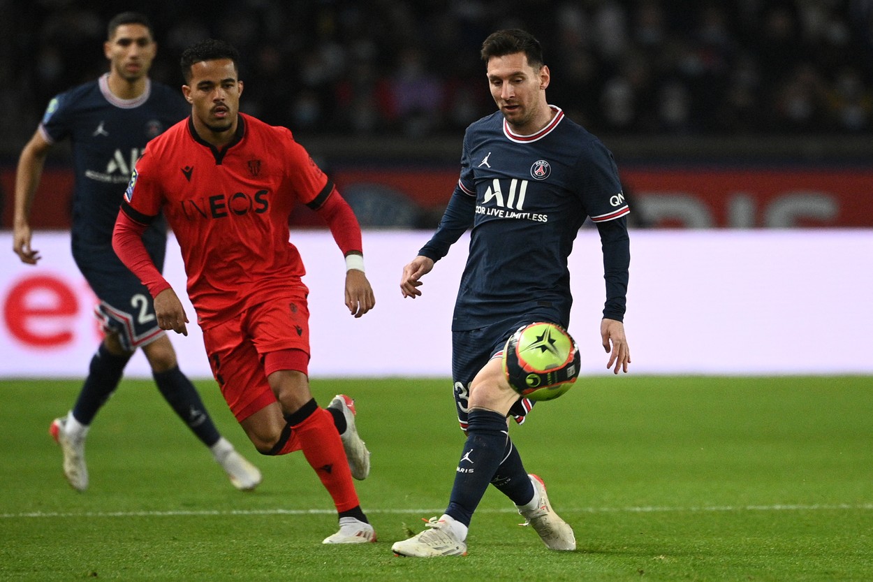 PSG - Nice 0-0. Messi a jucat slab, după ce a prezentat Balonul de Aur în fața fanilor