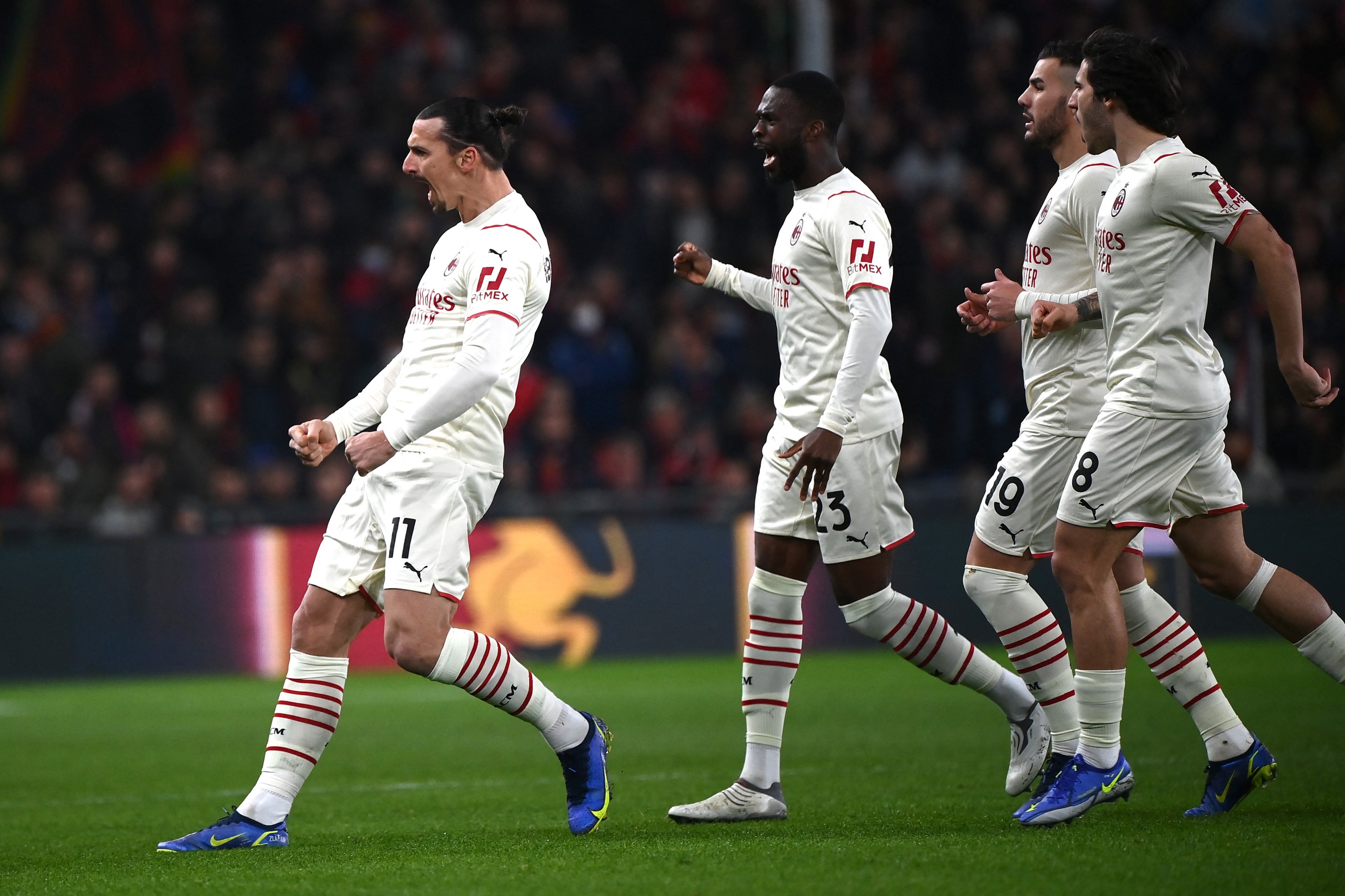 Borna atinsă de Zlatan Ibrahimovic după golul superb din meciul Genoa – AC Milan! Recordul doborât de suedez