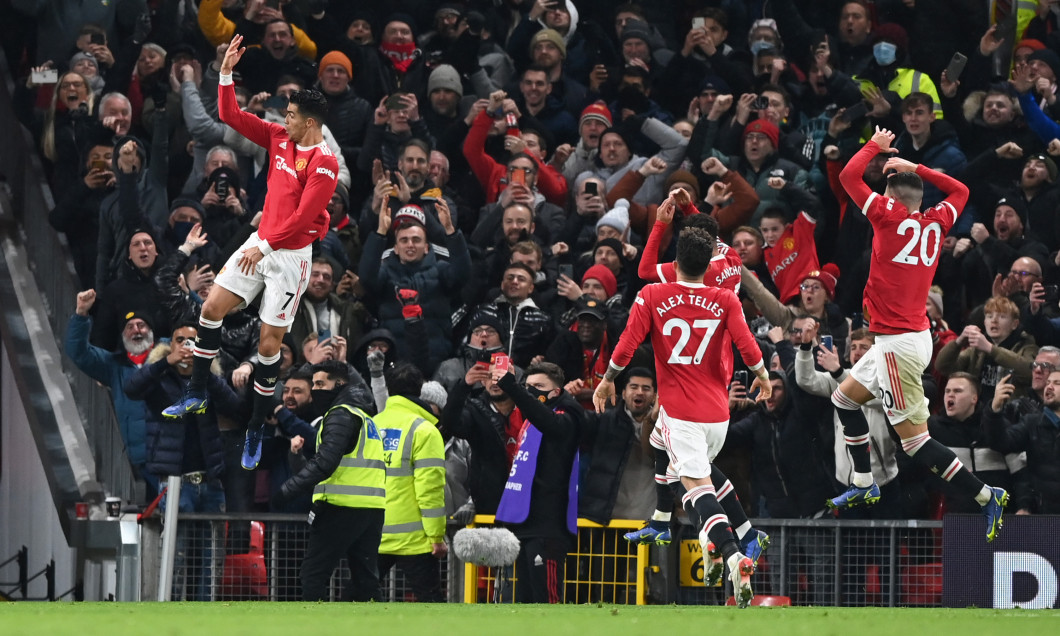 Cristiano Ronaldo, în meciul Manchester United - Arsenal / Foto: Getty Images