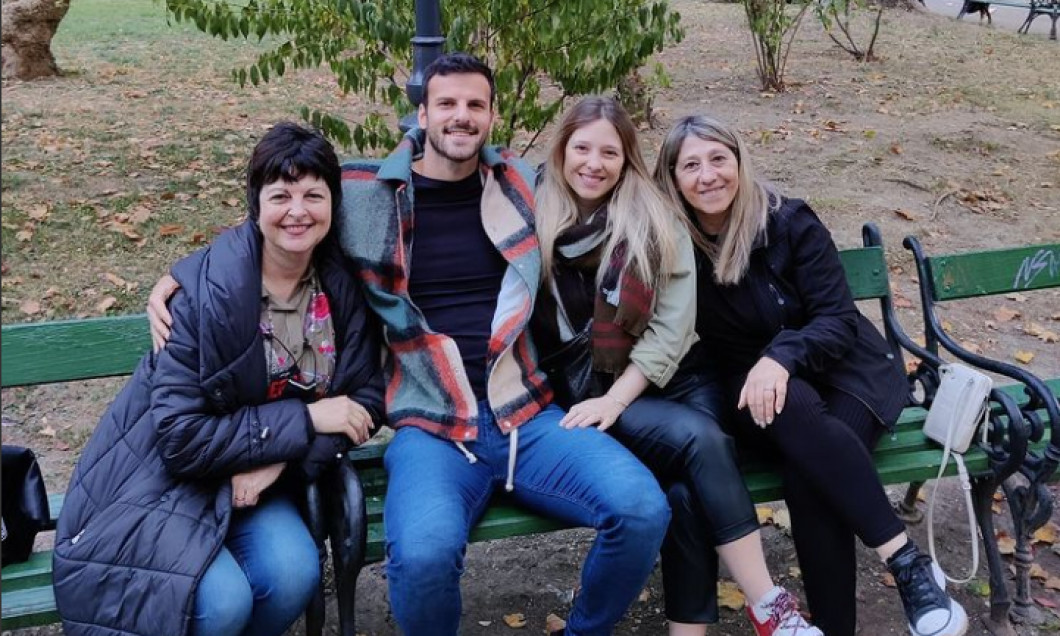 Patricio Matricardi, alături de familie, în București / Foto: Instagram@pmatricardi