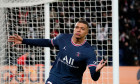 Kylian Mbappe, în meciul PSG - Club Brugge / Foto: Profimedia