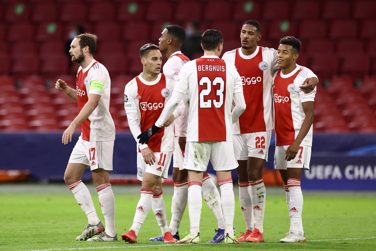 Ajax – Sporting 4-2. Olandezii câștigă grupa C, cu maximum de puncte