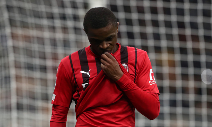 Pierre Kalulu, în meciul AC Milan - Liverpool / Foto: Getty Images