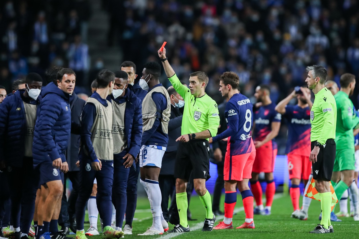 Jucătorii de la Porto și Atletico, aproape de o bătaie generală. Simeone, implicat și el