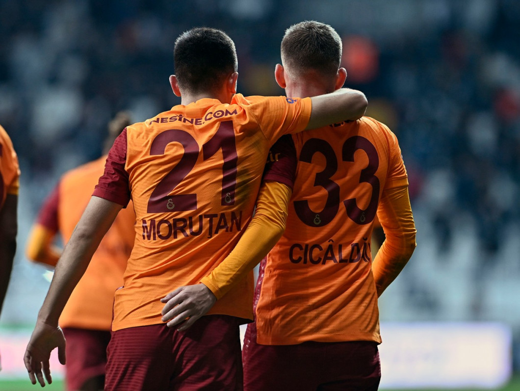 Turkish Super League derby match between Besiktas and Galatasaray at Vodafone Park in Istanbul , Turkey on October 25 , 2021.