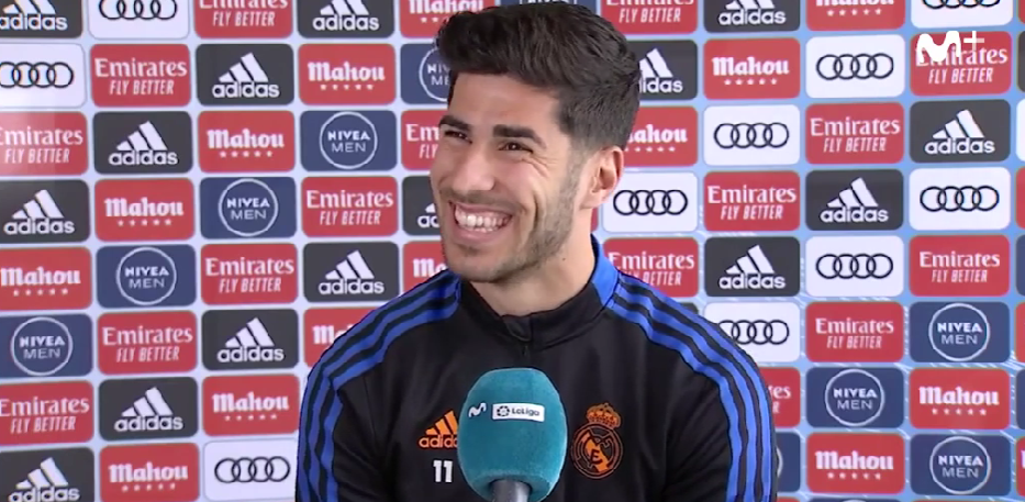 Marco Asensio a fost întrebat despre eliminarea Barcelonei și a izbucnit în râs! Răspunsul dat de jucătorul Realului