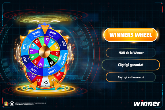 (P) Winners Wheel. Câștigi în fiecare zi cu STIL