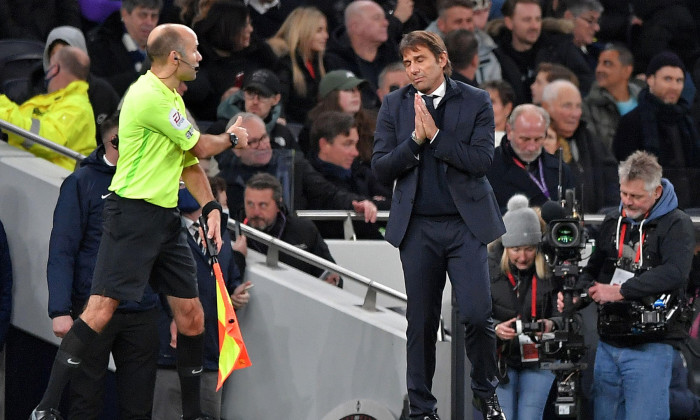 Manager of Tottenham Hotspur, Antonio Conte - Tottenham Hotspur v Leeds United, Premier League, Tottenham Hotspur Stadium, London, UK - 21st November 2021Editorial Use Only - DataCo restrictions apply