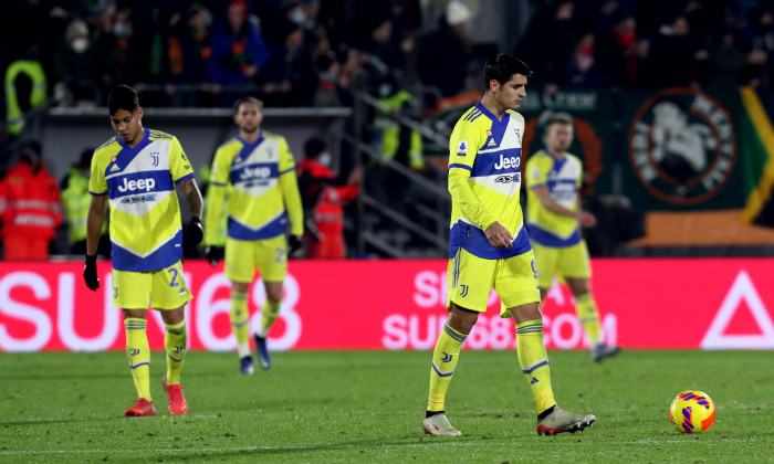 Fotbaliștii lui Juventus, în meciul cu Venezia / Foto: Getty Images