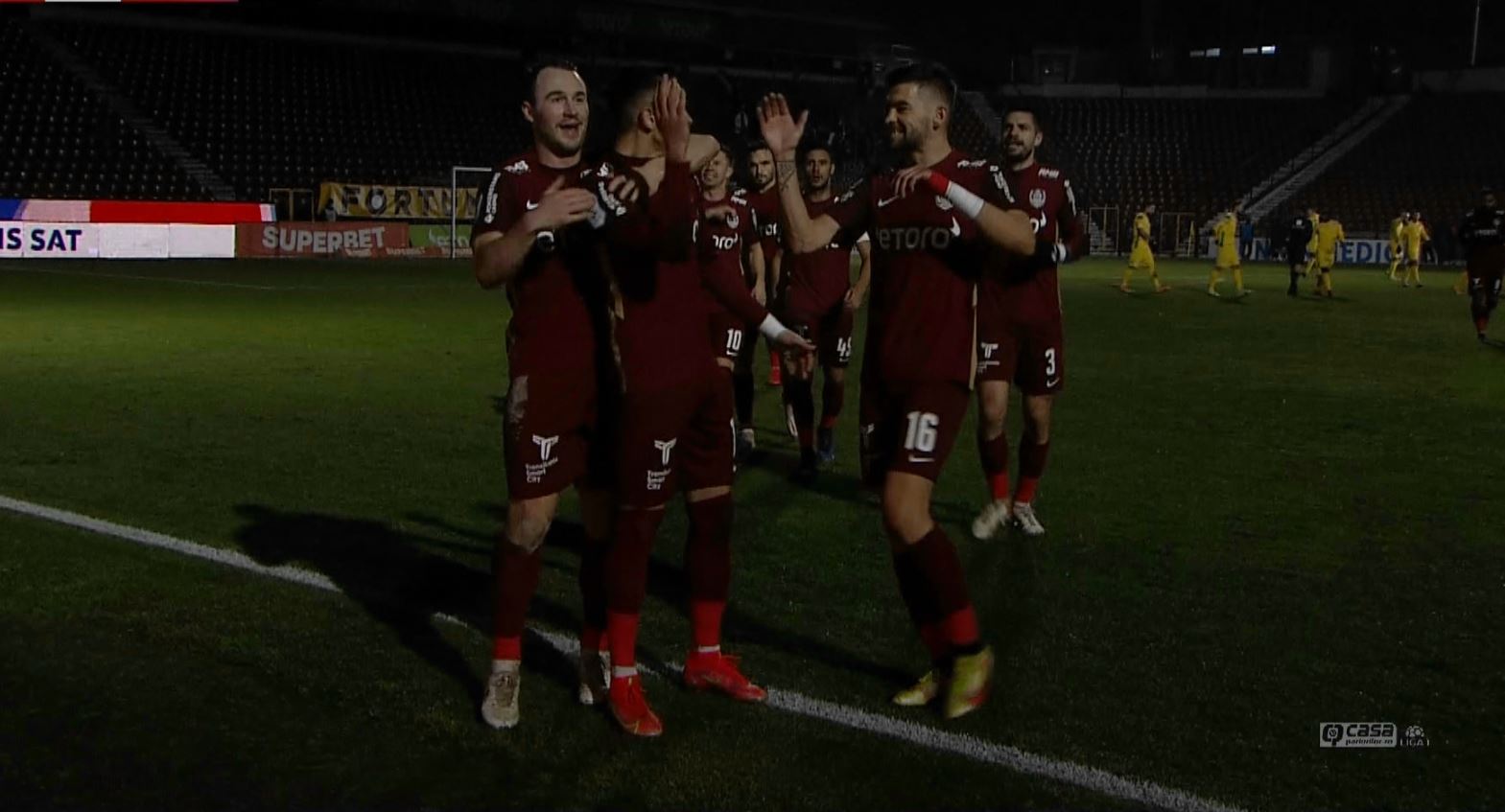 CFR Cluj - CS Mioveni 1-0. Campioana a câștigat cu scorul preferat împotriva nou-promovatei și ate 7 victorii la rând