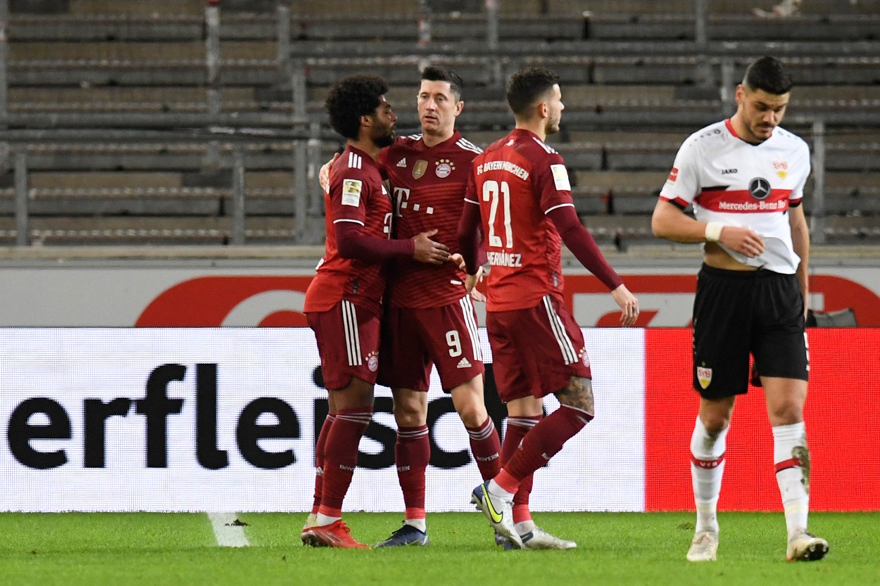 Stuttgart - Bayern 0-5. Lewandowski și Gnabry au înscris toate golurile