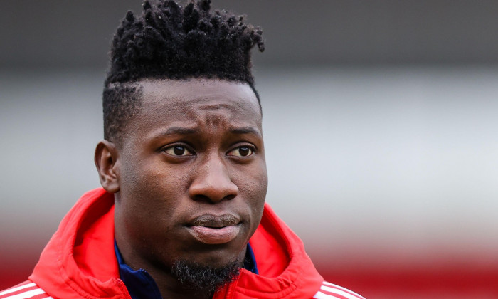 ROTTERDAM, NETHERLANDS - NOVEMBER 28: Andre Onana of Ajax during the Dutch Eredivisie match between Sparta Rotterdam and Ajax at Het Kasteel on November 28, 2021 in Rotterdam, Netherlands (Photo by Herman Dingler/Orange Pictures)