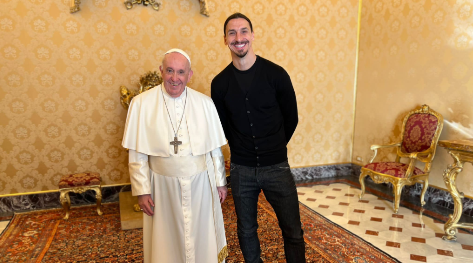 Zlatan e Zlatan chiar și la întâlnirea cu Papa! Ce l-a întrebat Ibrahimovic: ”Cu asta fac magie”