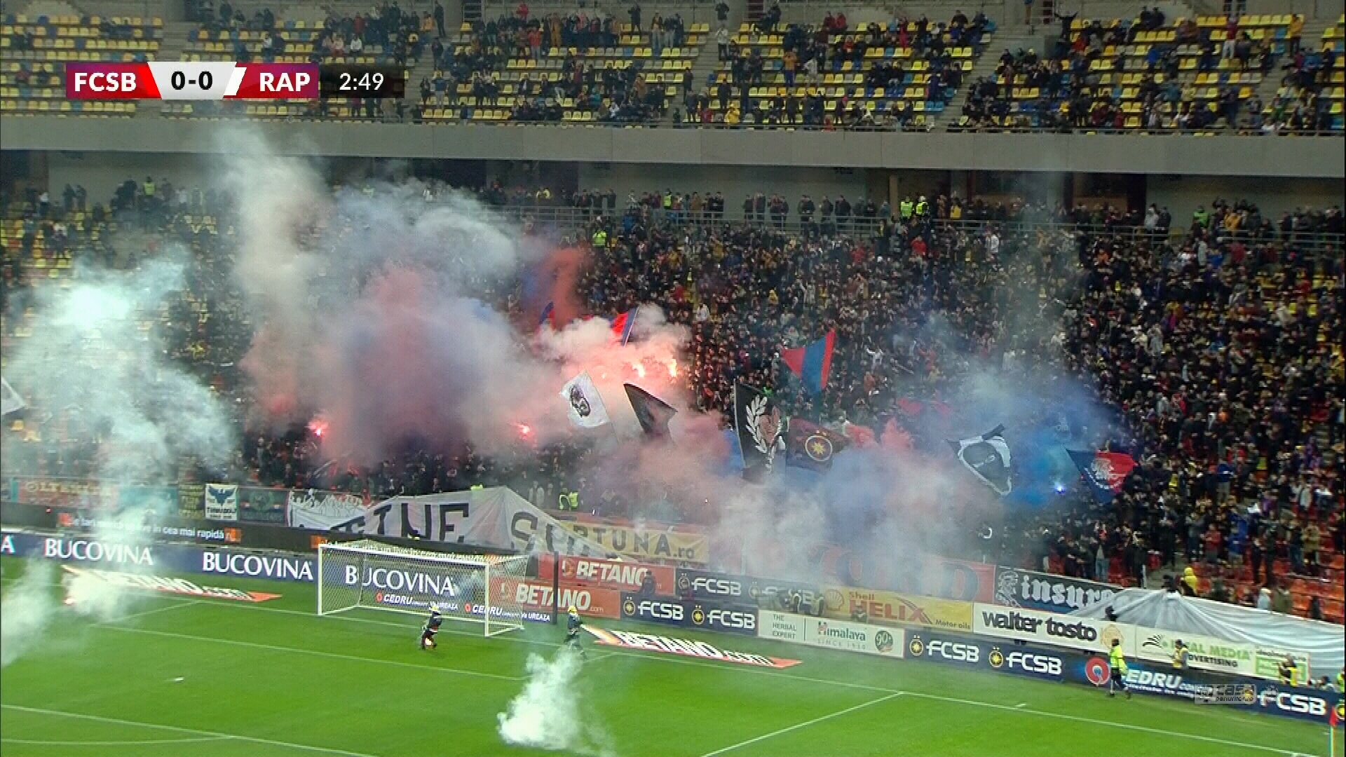 Peluza Nord de la FCSB, protest în startul derby-ului cu Rapid. Gestul făcut împotriva lui Gigi Becali