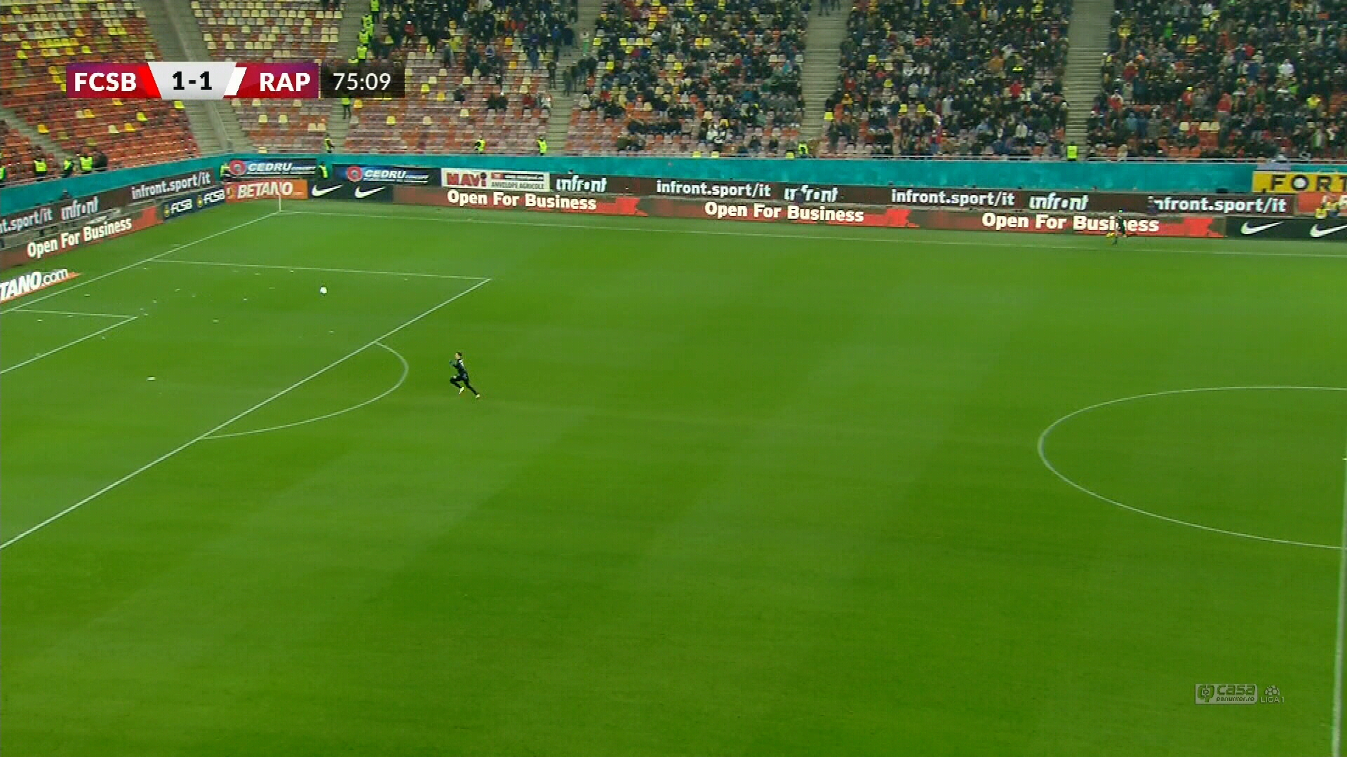 Sefer, aproape de un gol antologic în derby. Șutul de la 70 de metri care a surprins pe toată lumea