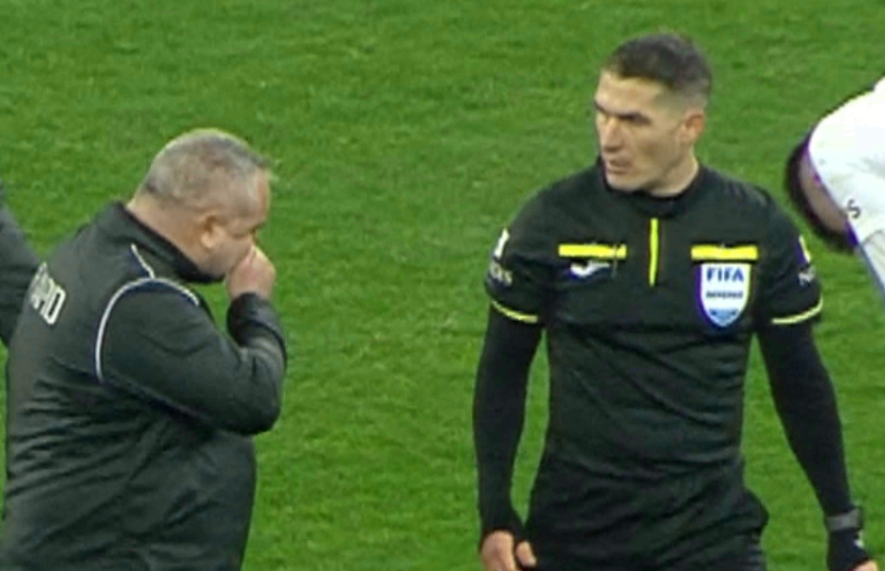 Mihai Iosif, eliminat în finalul meciului cu FCSB. Ce i-a spus lui Istvan Kovacs