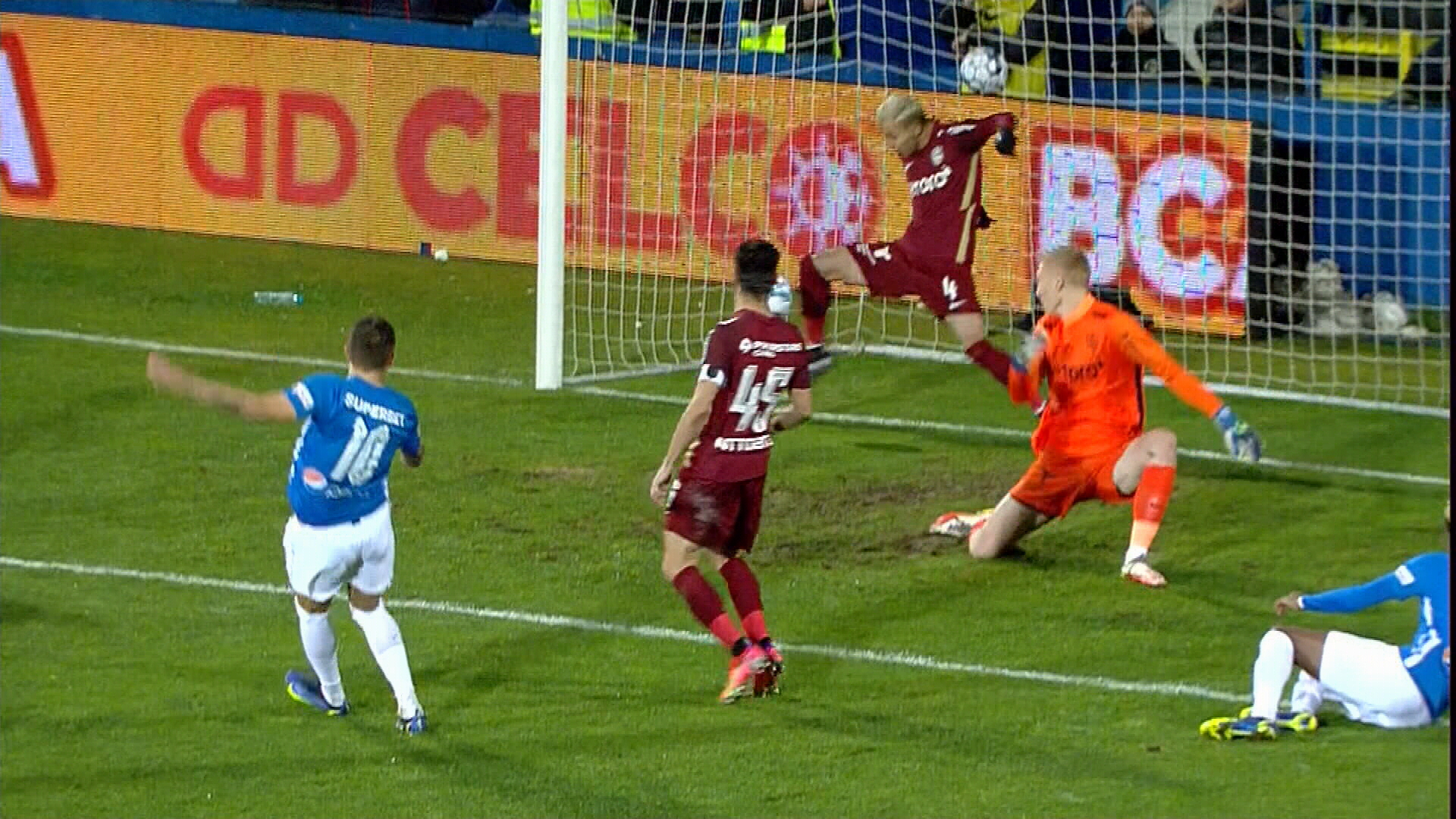 Farul - CFR Cluj 0-0, ACUM pe Digi Sport 1. Ocazie imensă a constănțenilor! Manea, intervenție impecabilă