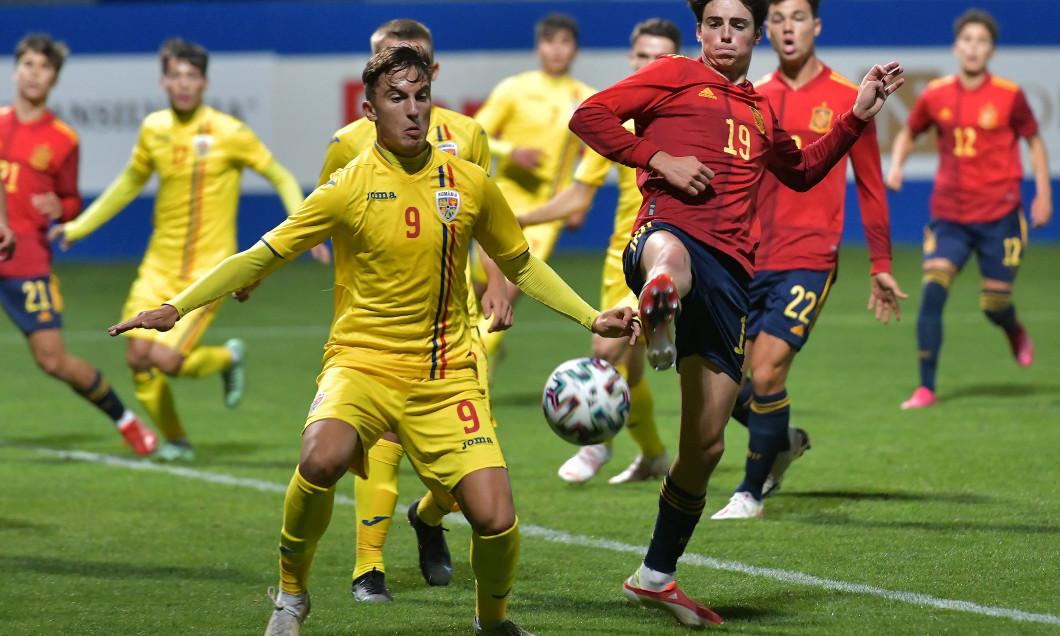FOTBAL:ROMANIA U18-SPANIA U18, TURNEUL CELOR 4 NATIUNI (10.10.2021)