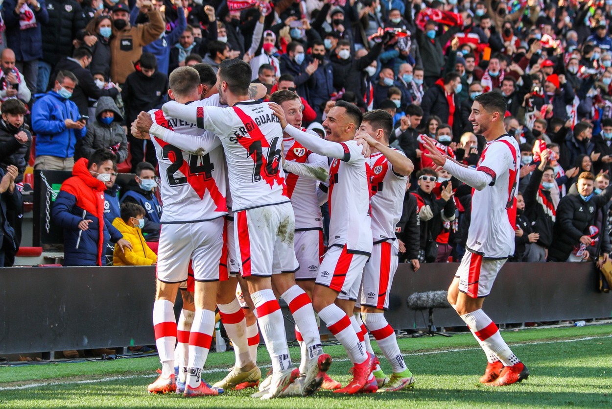 Rayo Vallecano, revelația din La Liga! Nou-promovata sponsorizată de grupul Digi visează la grupele Champions League