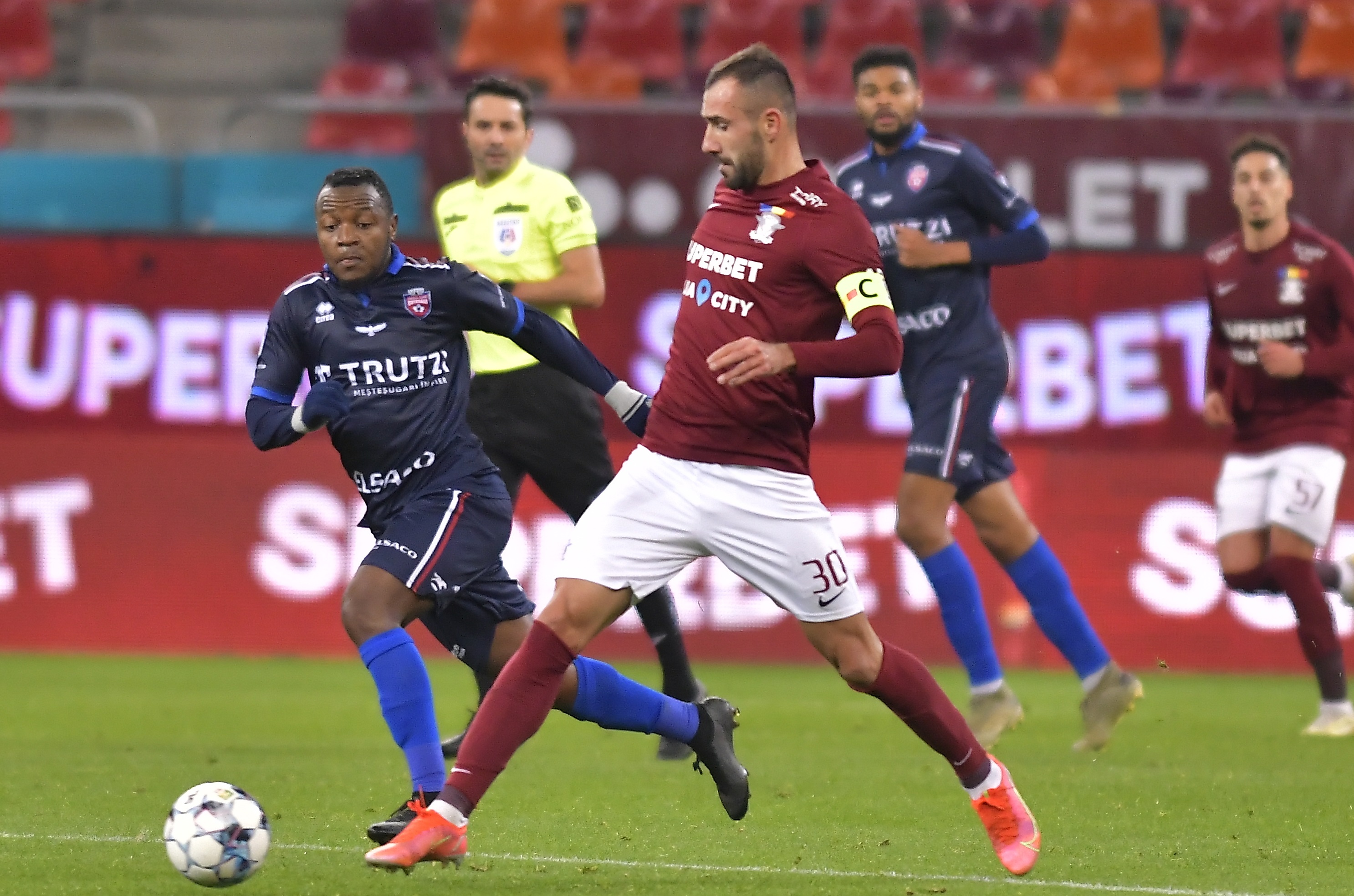 Rapid - FC Botoșani 1-1. Duel superb pentru play-off. Moldovenii au egalat după golul superb al giuleștenilor