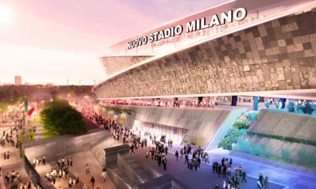 Proiectul noului stadion din Milano / Foto: Twitter@VARnaticos
