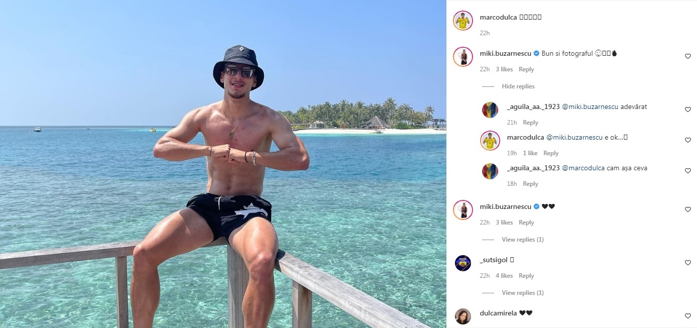 Miki Buzărnescu și Marco Dulca, schimb de replici pe rețelele sociale, după comentariul postat de jucătoarea de tenis