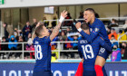 Match de qualification pour la Coupe Du Monde 2023 "Finlande - France (0-2)" au stade olympique d'Helsinki