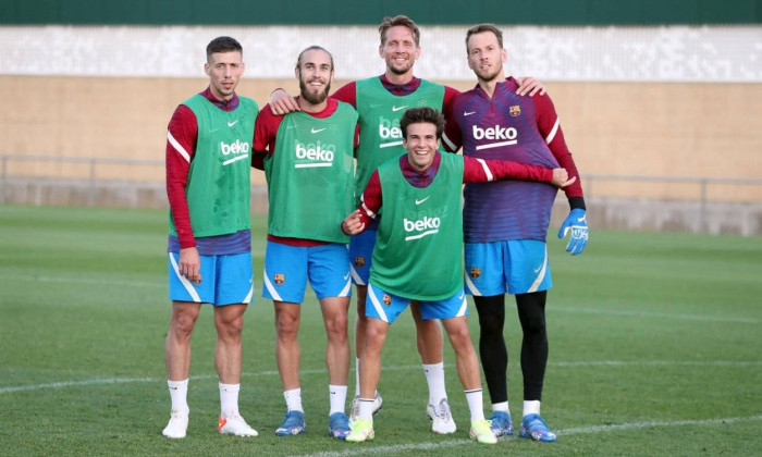 FC Barcelona training session