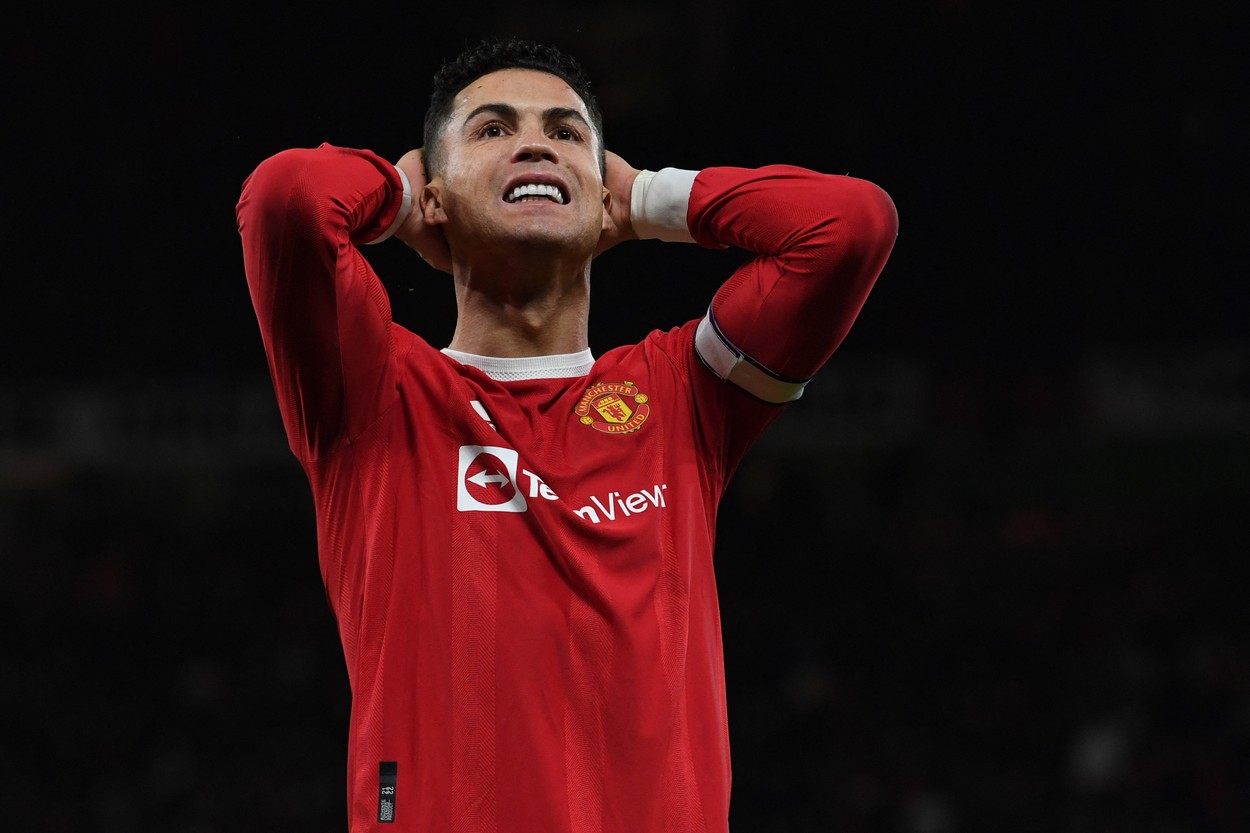 Cristiano Ronaldo, "dărâmat" după ultimul eșec suferit de Manchester United. Cum a fost surprins CR7