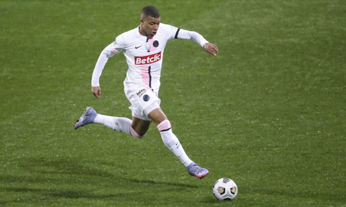 French Cup soccer match Vannes OC (Vannes Olympique Club) vs Paris Saint-Germain (PSG), Stade de La Rabine, Vannes, France - 03 Jan 2022