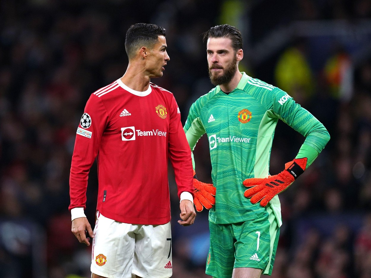 Momentul în care De Gea a fost scos din minți de Ronaldo și l-a făcut să-și ceară scuze + cum arăta CR7 la finalul meciului