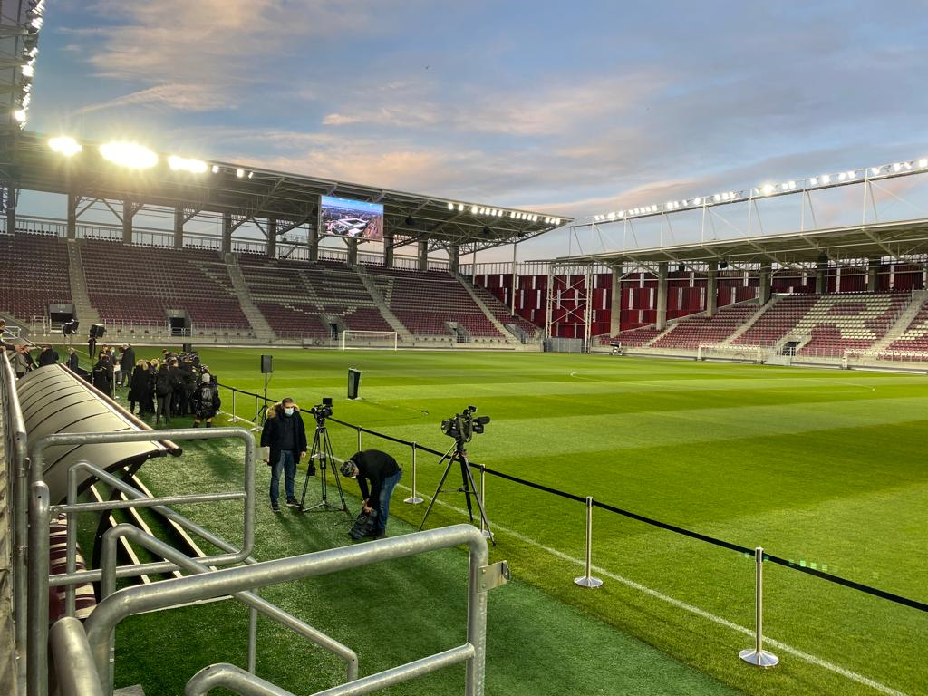 Stadionul Rapid tot nu e gata de inaugurare, în ciuda anunţului optimist: Aşa a vrut Dumnezeu