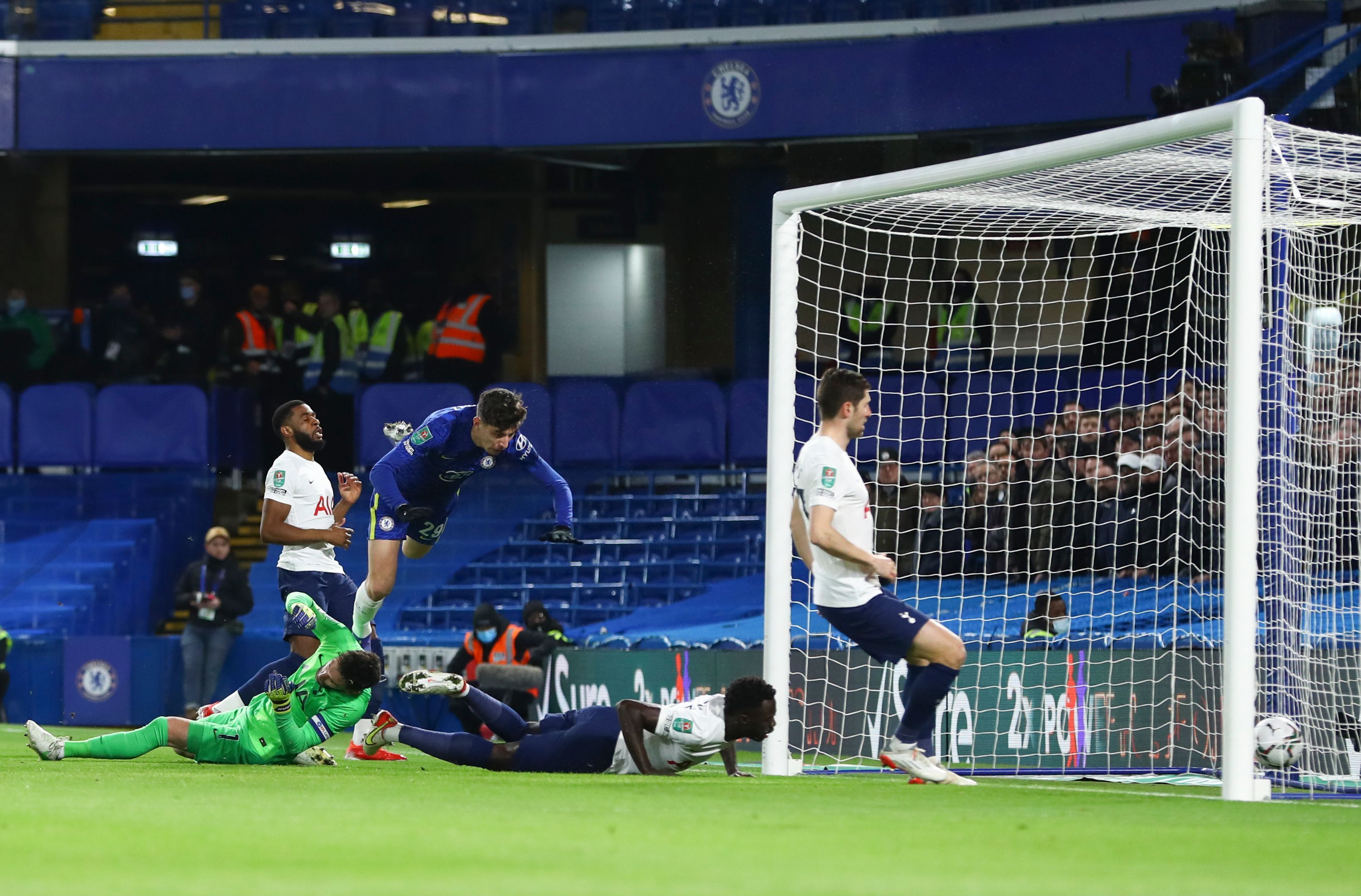 Chelsea - Tottenham 2-0, în semifinalele Cupei Ligii Angliei, la Digi Sport 1. Două autogoluri în câteva minute