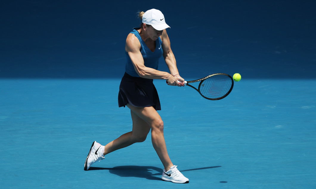 Simona Halep, în meciul cu Gabriela Ruse de la Melbourne Summer Set 1 / Foto: Getty Images