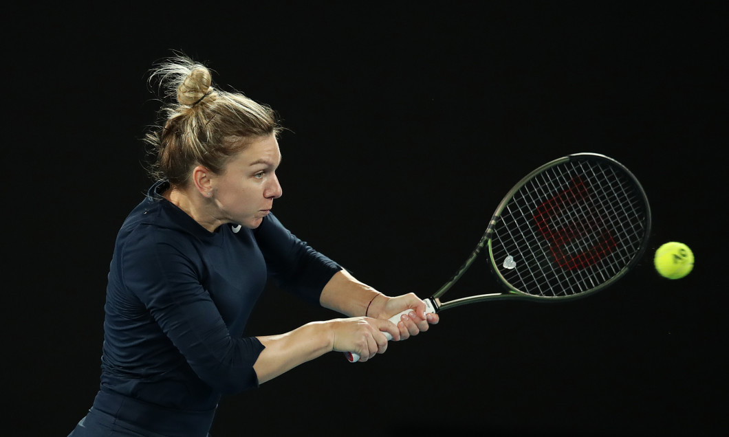 Simona Halep, în meciul cu Viktorija Golubic / Foto: Getty Images