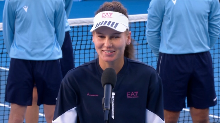 Veronika Kudermetova a stârnit hohote de râs, după ce a fost învinsă de Simona Halep la Melbourne