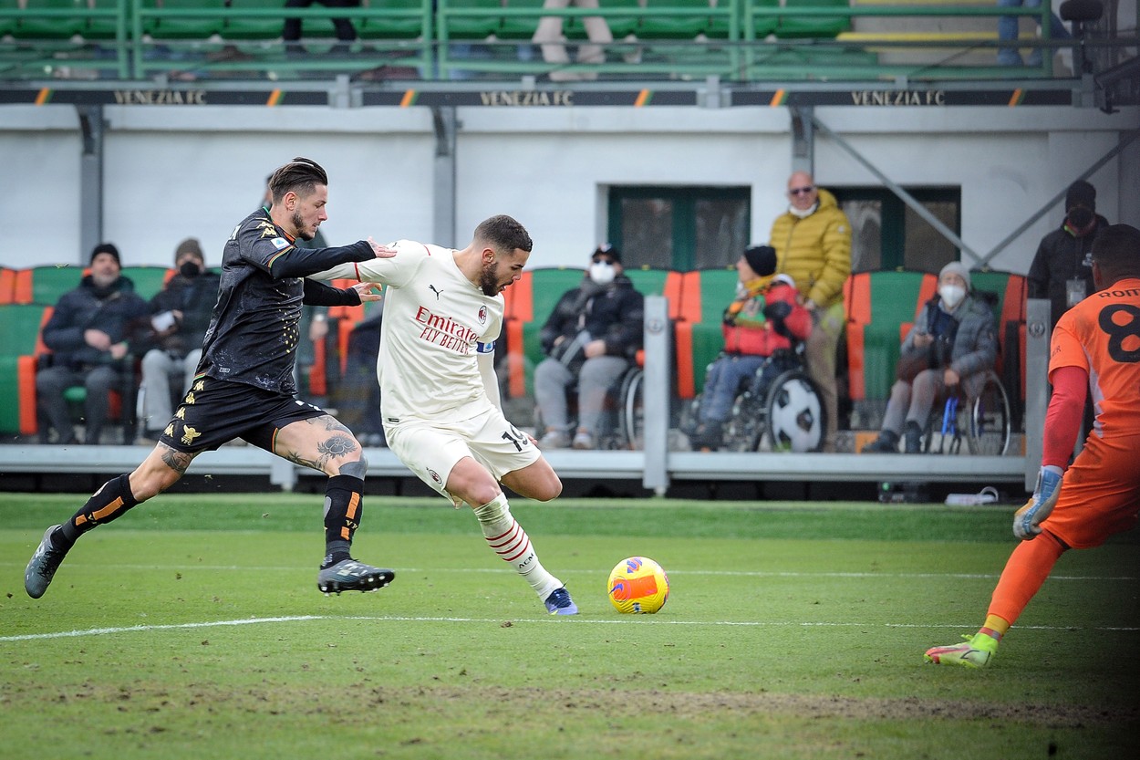 Venezia - Milan 0-3. Theo Hernandez a reușit o “dublă”