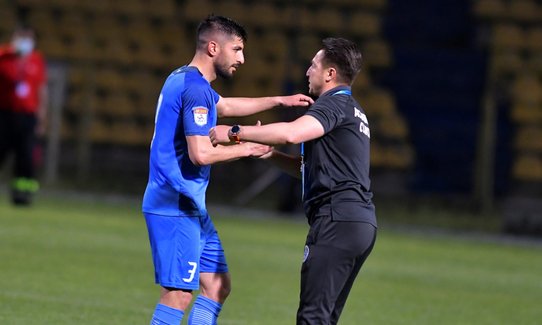 Florin Achim și Ilie Poenaru, în perioada Academica Clinceni / Foto: Sport Pictures