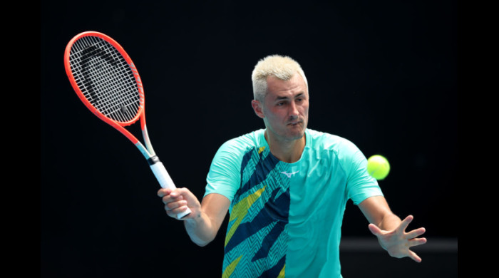 Bernard Tomic, în calificările Australian Open 2022 / Foto Getty Images