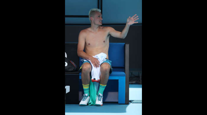 Bernard Tomic, în calificările Australian Open 2022 / Foto Getty Images
