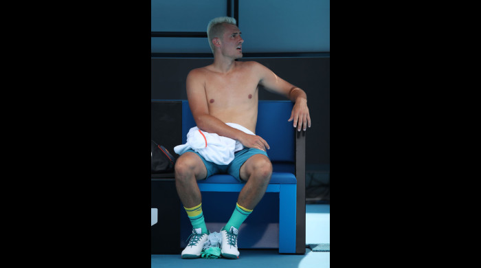 Bernard Tomic, în calificările Australian Open 2022 / Foto Getty Images